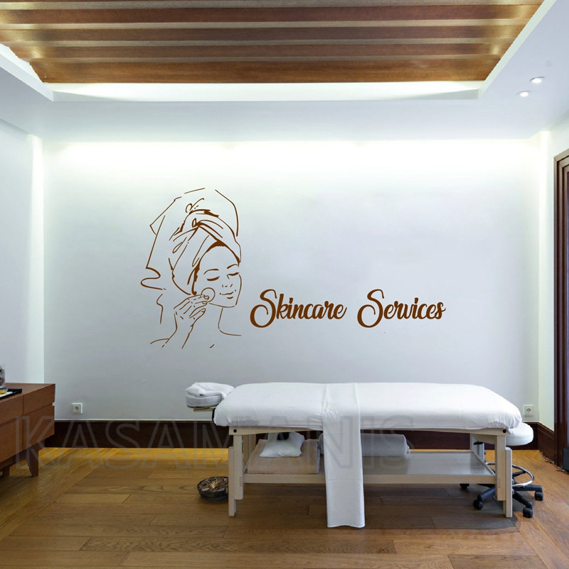 스파 사인 페이셜 견적 바디 마사지 벽 데칼, 마스크  - Skincare Quote 리뷰 및 가격