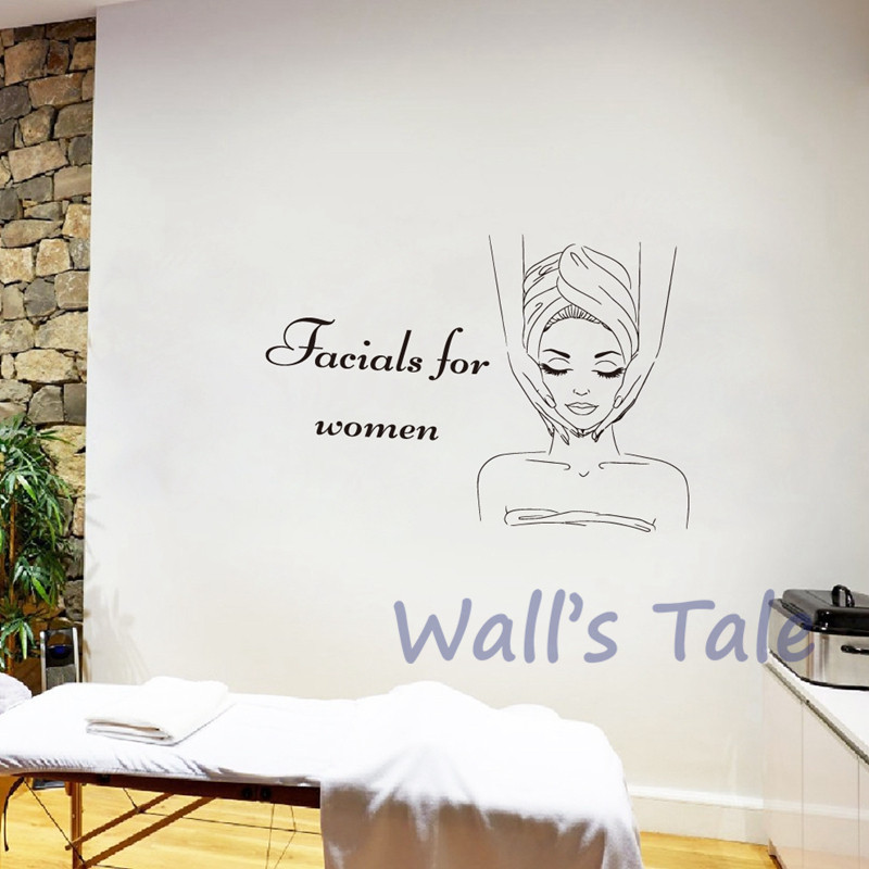 스파 사인 페이셜 견적 벽 데칼 마스크, 스킨 케어 트 - Skincare Quote 리뷰 및 가격