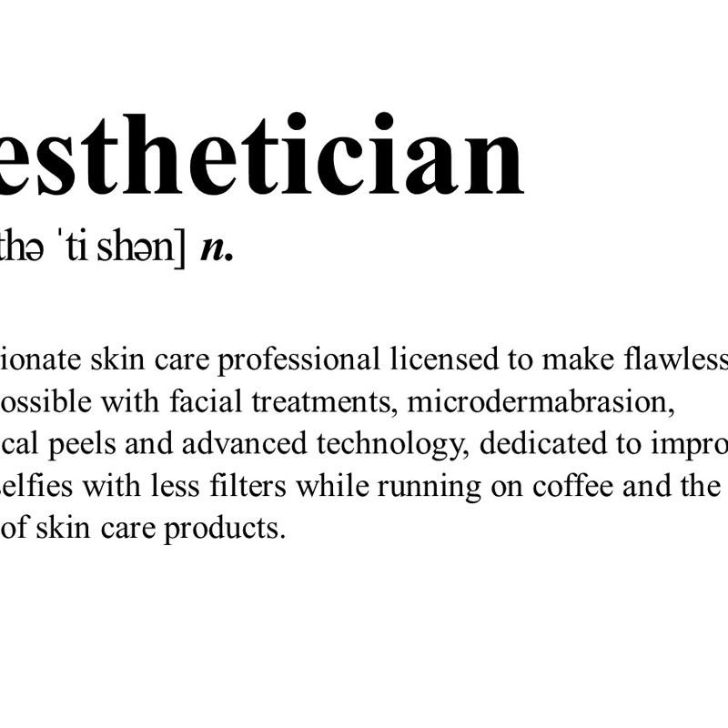 Aesthetician 정의 캔버스 인쇄 스킨 케어 스 - Skincare Quote 리뷰 및 가격